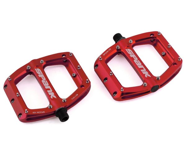 Spank Spoon 100 Platform Pedals (Red)