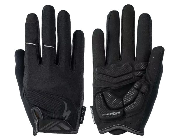 Specialized Body Geometry Dual-Gel Long Finger Gloves (Black) (2XL)