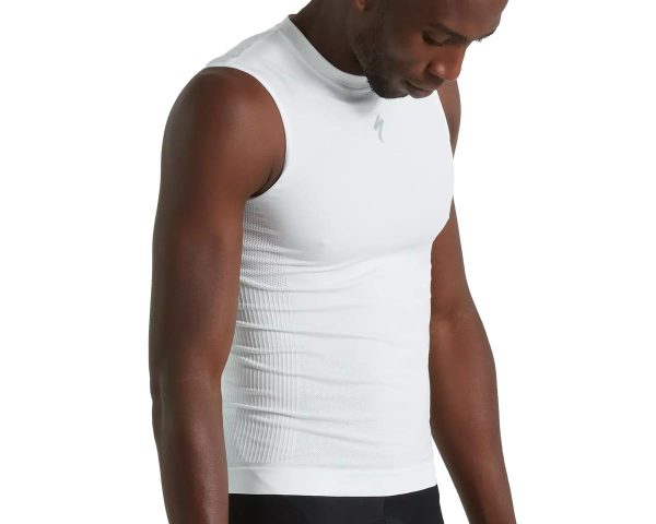 Specialized Men's Seamless Light Sleeveless Baselayer (White) (L/XL)