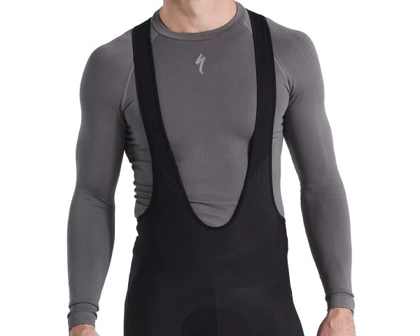 Specialized Men's Seamless Long Sleeve Baselayer (Grey) (L/XL)