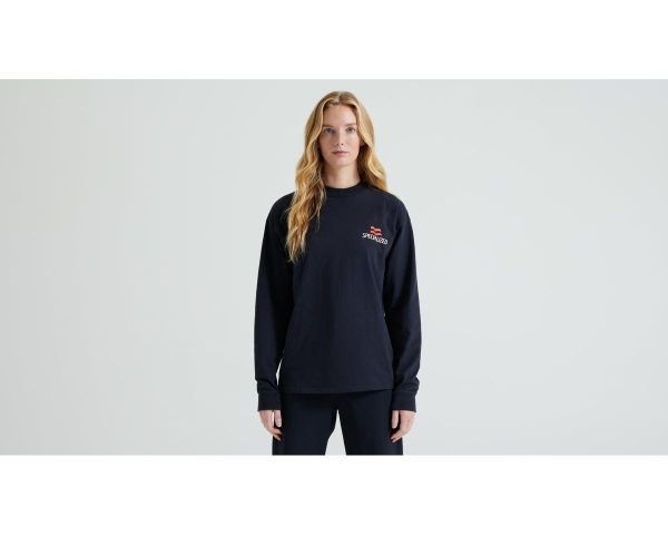 Specialized Relaxed Long Sleeve Tee (Black) (L) (HRTG Graphic)