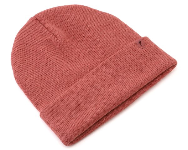 Specialized S-Logo Rib Knit Beanie (Dusty Rose) (Universal Adult)