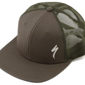 Specialized S-Logo Trucker Hat (Oak Green/Birch White) (Universal Adult)