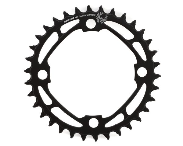 Specialized SRAM Eagle E-MTB Chainring w/Bolts (Black) (1 x 12 Speed) (Steel) (Single) (104 BCD) (34