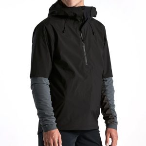 Specialized Trail-Series Short Sleeve Rain Anorak (Black) (2XL)