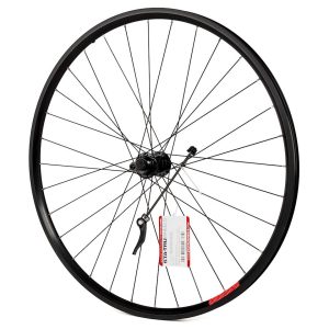 Sta-Tru Quick Release Single Wall Rear Wheel (Black) (Freewheel) (QR x 135mm) (700c)