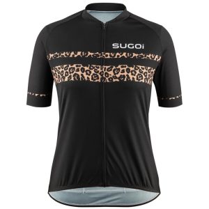 Sugoi Women's Evolution 2 Zap Jersey (Black Leopard) (M)