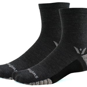 Swiftwick Flite XT Trail Five Socks (Coal) (L)