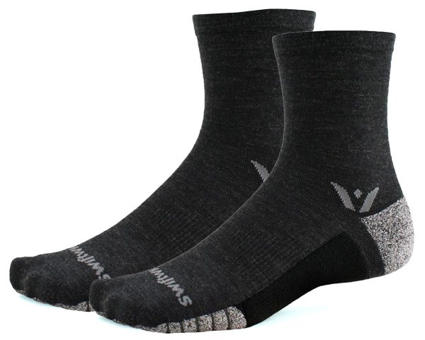 Swiftwick Flite XT Trail Five Socks (Coal) (XL)