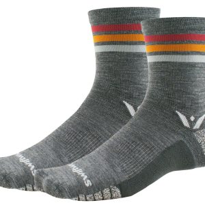 Swiftwick Flite XT Trail Five Socks (Stripe Red) (M)
