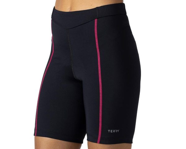 Terry Women's Bella Short (Black/Pink) (Regular Inseam) (S)