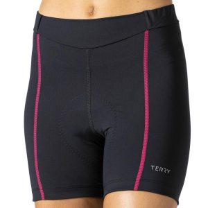Terry Women's Bella Short (Black/Pink) (Short Inseam) (L)