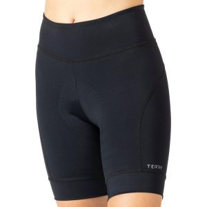 Terry Women's Breakaway Hi-Rise Shorts (Black) (L)