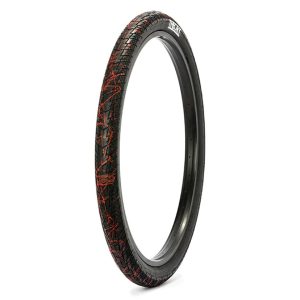 Theory Method BMX Tire (Black/Red Splatter) (29") (2.5")