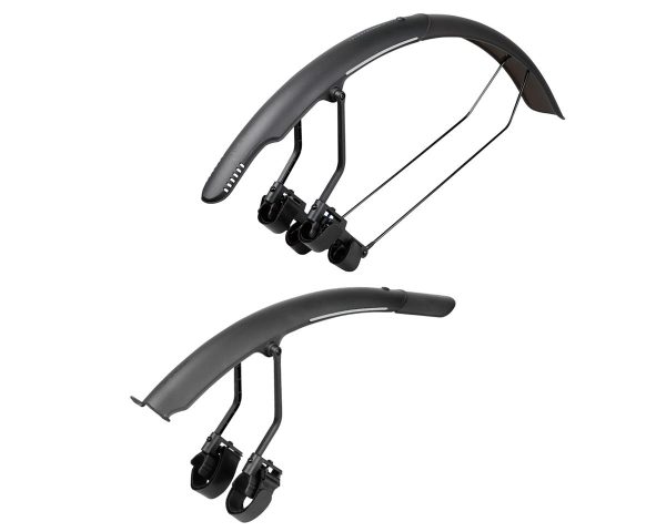 Topeak Road Bike TetraFenders (Black) (Disc Brake) (Up to 700c x 32mm) (R1/R2) (Front & Rear)