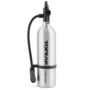 Topeak Tubibooster X Tubeless Tire Inflator (Silver)