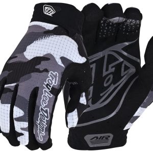 Troy Lee Designs Air Gloves (Brushed Camo Black/Grey) (S)