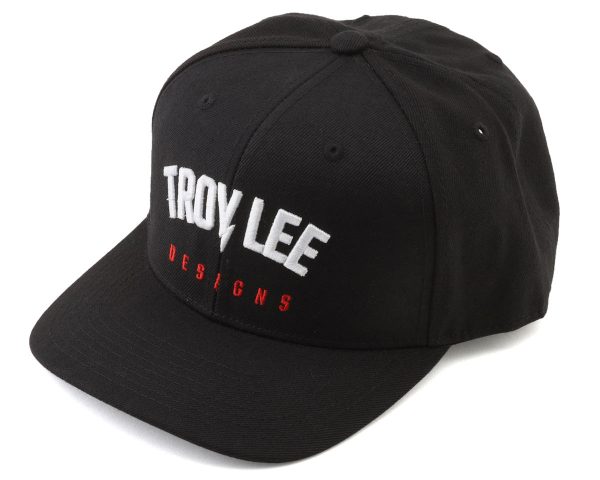 Troy Lee Designs Curved Bill Snapback (Bolt Black) (Universal Adult)