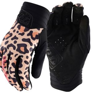 Troy Lee Designs Women's Luxe Gloves (Leopard Bronze) (2XL)