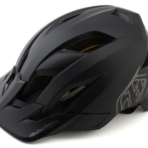 Troy Lee Designs Youth Flowline Mountain Helmet (Point Black) (Universal Youth) (w/MIPS)