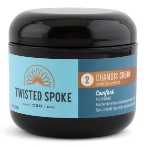 Twisted Spoke CBD Chamois Cream (1000mg CBD) (500mg CBG) (4oz)