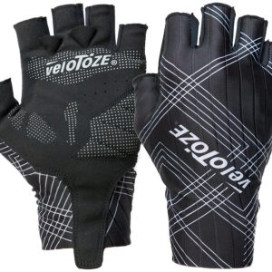 VeloToze Aero Cycling Gloves (Black/White) (S)