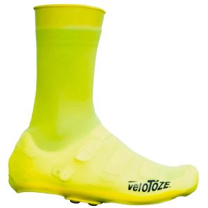 VeloToze Silicone Cycling Shoe Covers (Viz-Yellow) (L)