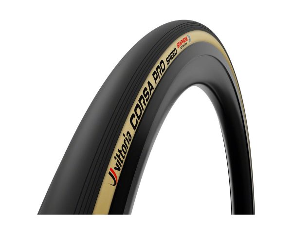Vittoria Corsa Pro Speed G2.0 Tubeless TT Tire (Tan Wall) (700c) (24mm) (Folding) (Graphene + Silica