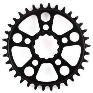 White Industries MR30 TSR 1x Chainring (Black) (Direct Mount) (Single) (Boost | 0mm Offset) (34T)