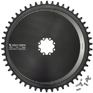 Wolf Tooth Components | Aero Direct Mount Chainrings For Sram 8-Bolt 48T Drop-Stop B | Aluminum