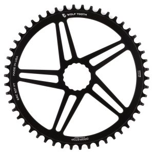 Wolf Tooth Components Cinch Direct Mount CX/Road Chainring (Black) (Drop-Stop B) (Single) (50T)