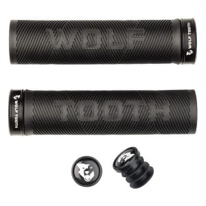Wolf Tooth Components Echo Lock-On Grips (Black/Black