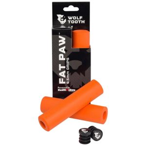 Wolf Tooth Components Fat Paw Slip-On Grips (Orange)