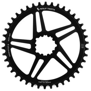 Wolf Tooth Components SRAM Direct Mount Chainrings (Black) (Drop-Stop B) (Single) (6mm Offset) (42T)