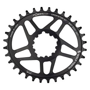 Wolf Tooth Components SRAM Direct Mount Elliptical Chainring (Black) (Drop-Stop ST) (Single) (3mm Of
