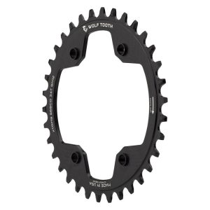 Wolf Tooth Components Shimano Chainring (Black) (XTR M9000/M9020) (Drop-Stop ST) (Single) (34T) (96m
