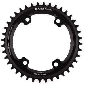 Wolf Tooth Components Shimano GRX Chainring (Black) (Drop-Stop B) (Single) (40T) (110mm Asym. BCD)
