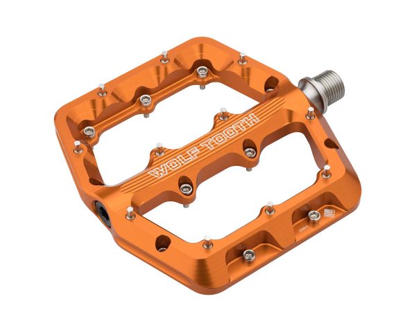 Wolf Tooth Components Waveform Platform Pedal (Orange) (L)