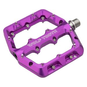 Wolf Tooth Components Waveform Platform Pedal (Ultraviolet Purple) (L)