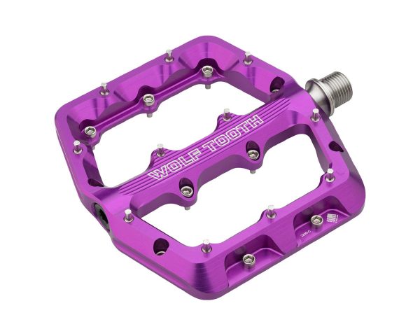 Wolf Tooth Components Waveform Platform Pedal (Ultraviolet Purple) (L)