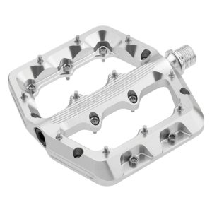 Wolf Tooth Components Waveform Platform Pedals (Raw Silver) (L)
