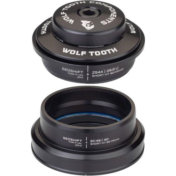 Wolf Tooth Components ZS44 Upper EC49 Lower GeoShift Angle Headset