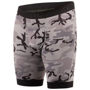 ZOIC Premium Printed Liner Shorts (Grey Camo) (S)