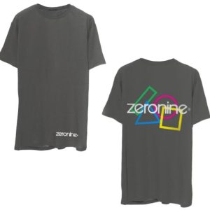 Zeronine Geo Cluster Logo T-Shirt (Grey) (S)