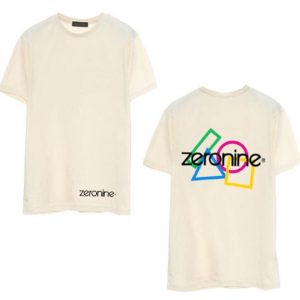 Zeronine Geo Cluster Logo T-Shirt (Vintage White) (2XL)