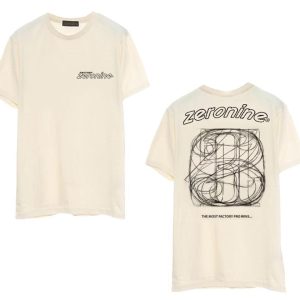 Zeronine Numbers Soft T-Shirt (Vintage White) (S)