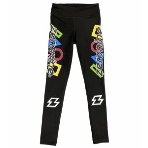 Zeronine Youth Compression Knit Race Pants (Black) (Youth S)