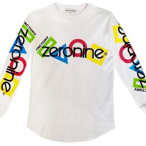 Zeronine Youth Mesh Racing Jersey (White) (Youth L)
