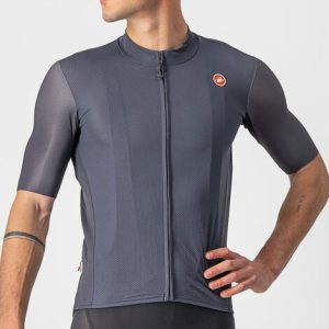 Castelli Endurance Elite Short Sleeve Cycling Jersey - SS23 - Dark Grey / Small