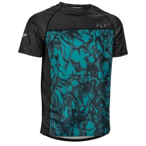 Fly Racing Super D Jersey (Evergreen Camo/Black) (L)